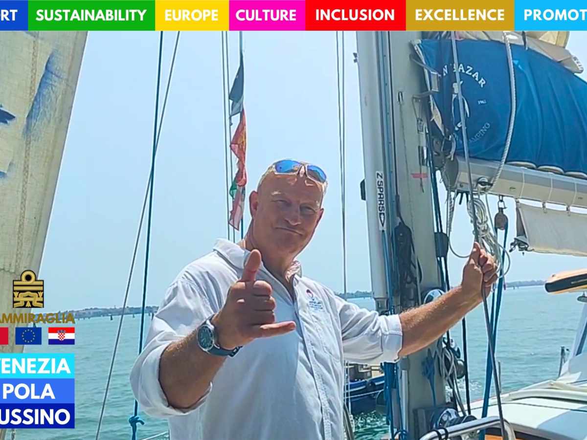 VIDEO ⛵🤝 Daniele Scarpa, Oro Olimpico per L’Ammiraglia Venezia Pola Lussino: con AIL per lo sport che&nbsp;cura