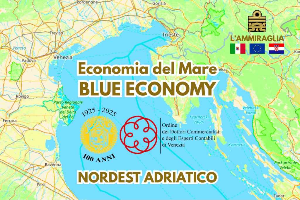 La blue economy prende il largo da Venezia con L’Ammiraglia verso l’Istria e il Quarnero nel Nordest Adriatico