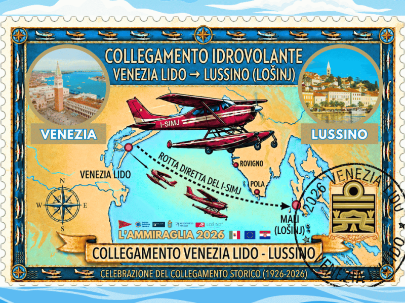 L’Ammiraglia onorata con l’idrovolante a&nbsp;Lussino